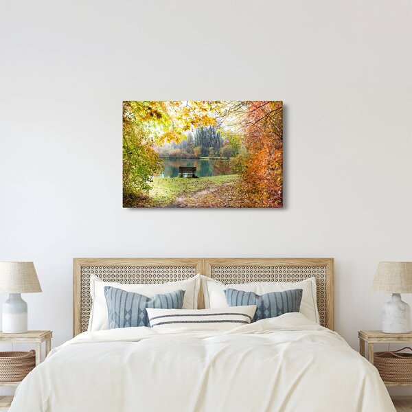 Obraz rybníka (90x60 cm)