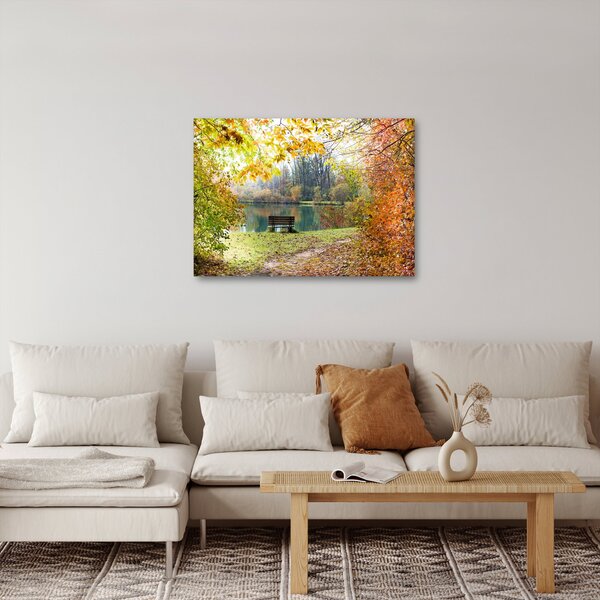 Obraz rybníka (70x50 cm)