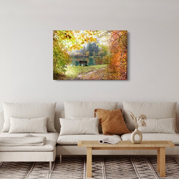 Obraz rybníka (90x60 cm)
