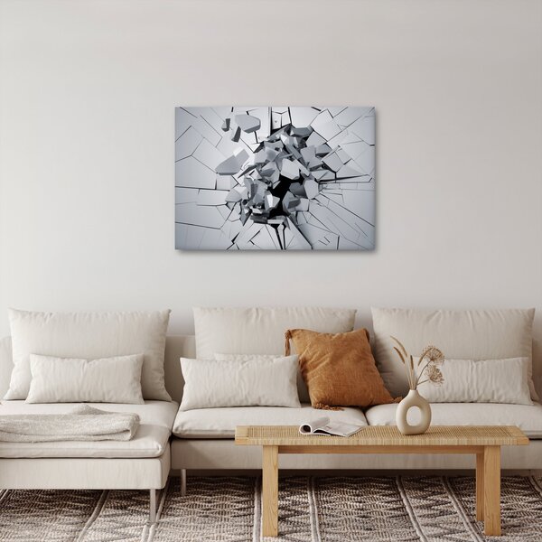 Obraz abstrakcie 3D (70x50 cm)
