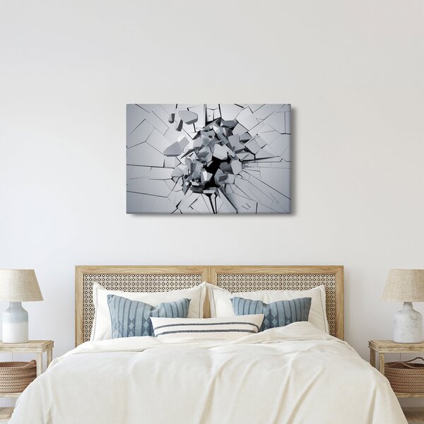Obraz abstrakcie 3D (90x60 cm)