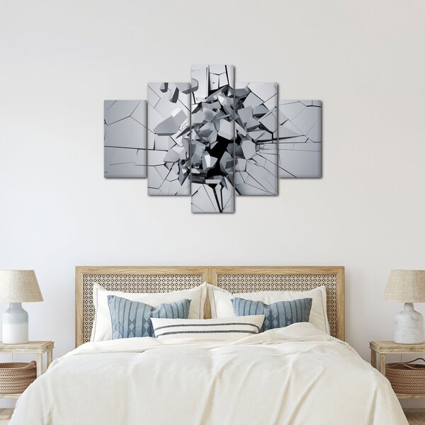 Obraz abstrakcie 3D (150x105 cm)