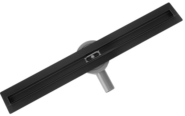Rea Neox Slim Pro, sprchový odtokový žľab 50cm, čierna matná, REA-G2744