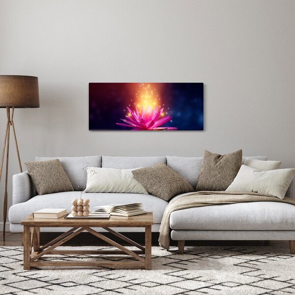Obraz lekna na vode (120x50 cm)
