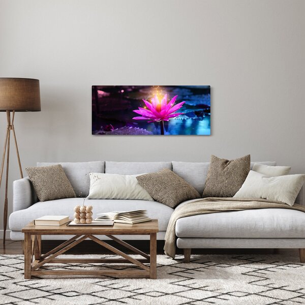Obraz lekna na vode (120x50 cm)