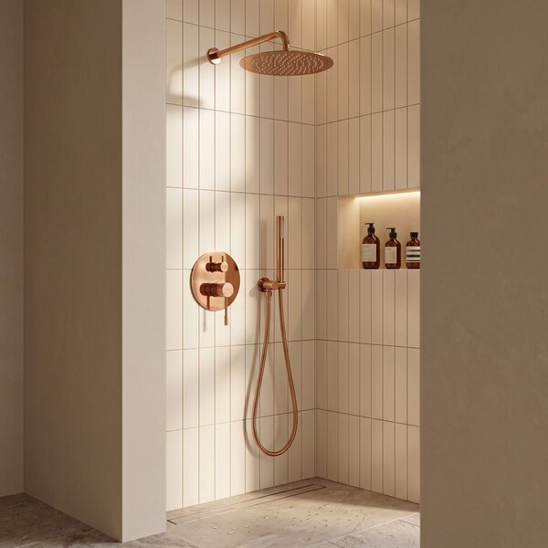 Podomietková sprchová súprava Rea Venti Copper + BOX