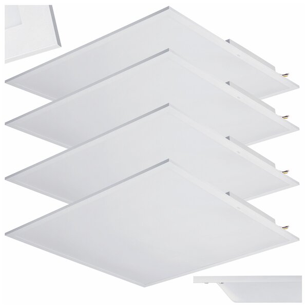 4x LED zapustený stropný panel 60x60 40W 4000k
