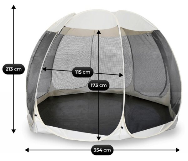 Záhradný pavilón CAMA, 354 cm