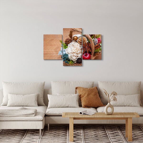 Obraz prúteného koša (90x60 cm)
