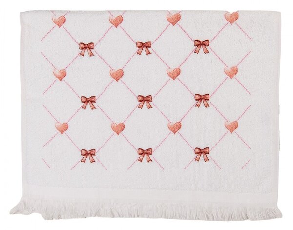 Guest Towel 40x66 Cm White Cotton - 40*66 cm - Clayre & Eef