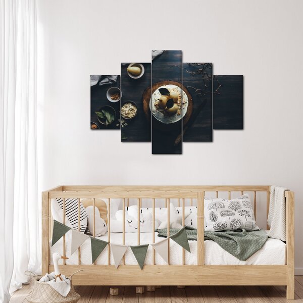 Obraz dezertu na stole (150x105 cm)