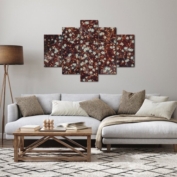 Obraz kvetu Nezábudky lesnej (150x105 cm)