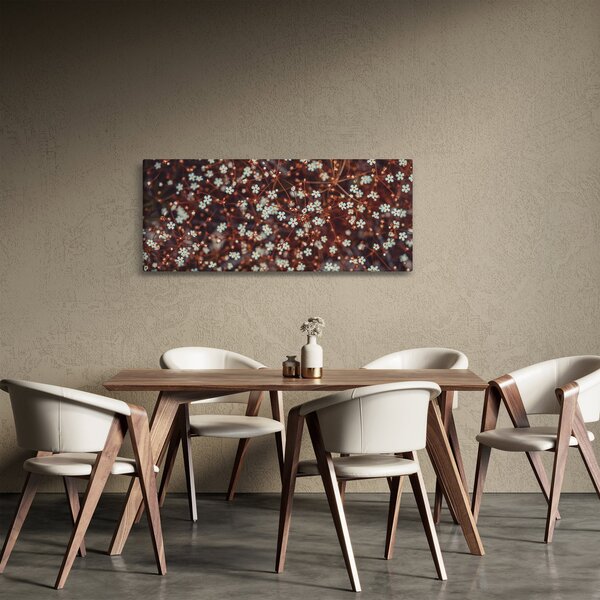 Obraz kvetu Nezábudky lesnej (120x50 cm)