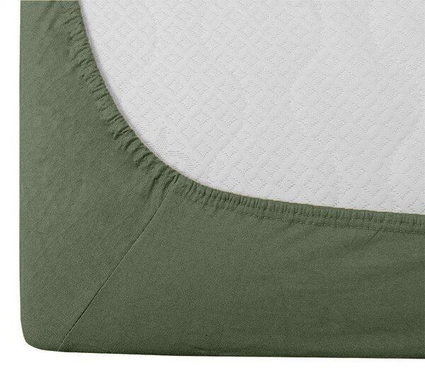 Jersey plachta EXCLUSIVE tmavozelená 90x200 cm, 100% bavlna