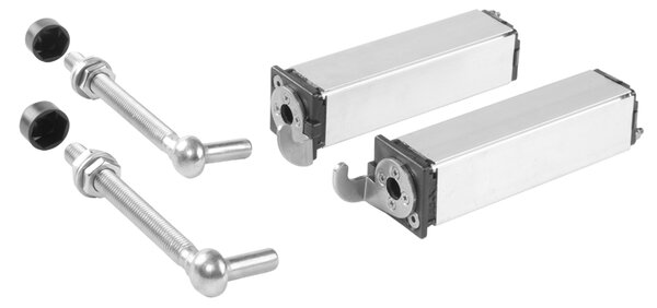 LOCINOX ® Samozatvárací pružinový záves, 90°, nastaviteľný 1D, nerez