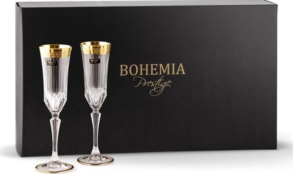 BOHEMIA PRESTIGE MIRADOR POHÁR NA ŠAMPANSKÉ 180ML SADA 6 KS