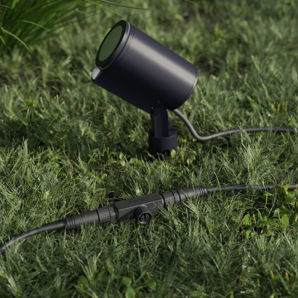 STEINEL LED-bodové svetlá Garden C, antracitová farba, zemný kolík, IP65, RBWW, Čierna, Hliník, Moderný, Vonkajše bodové svietidlo / bodateľné do zeme