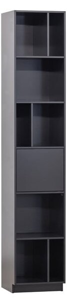 Čierna modulárna knižnica z borovicového dreva 40x210 cm Finca – WOOOD