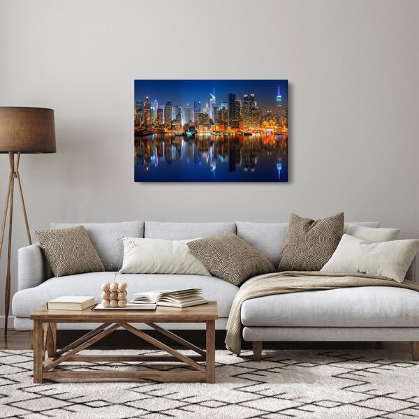 Obraz Manhattanu v noci (90x60 cm)