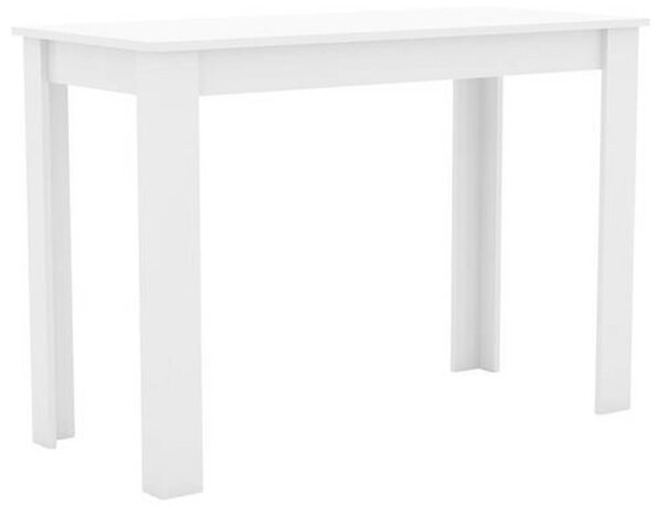 Jedálenský Stôl Esal, 110x50 Cm, Biely