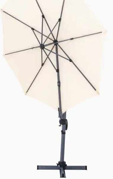 Furnigo Slnečník Lumin Ø300 cm - krémový
