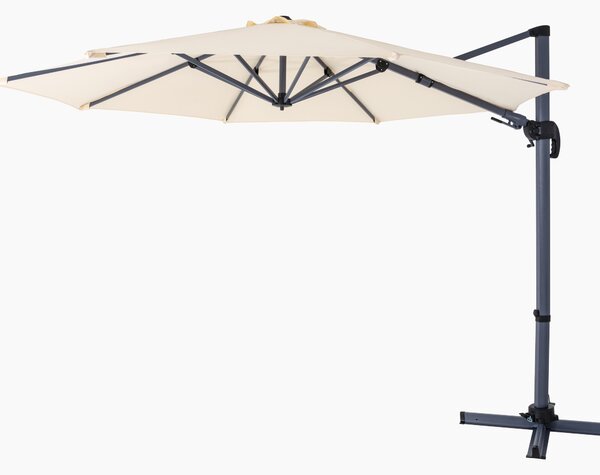 Furnigo Slnečník Lumin Ø300 cm - krémový