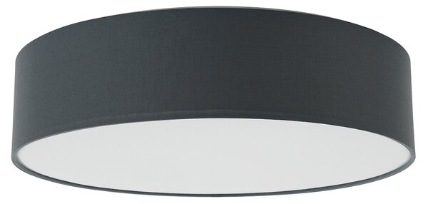 Stropná lampa sivá zmes bavlny a polyesteru ø 45 cm na strop moderný boho štýl obývačka spálňa jedáleň