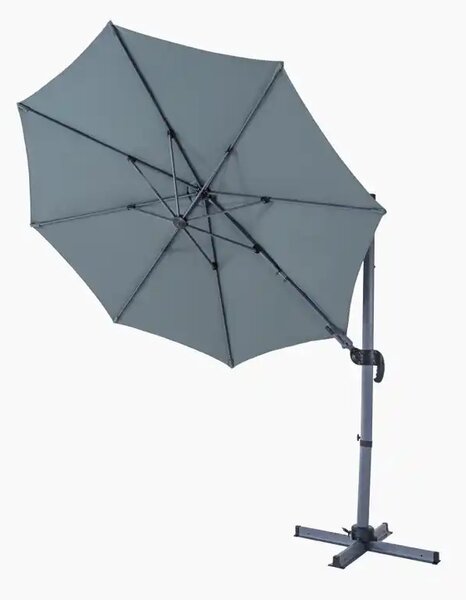 Furnigo Slnečník Lumin Ø300 cm - antracit