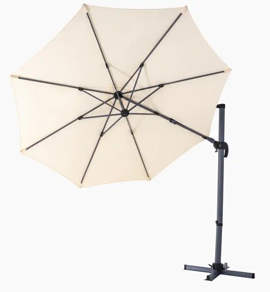 Furnigo Slnečník Lumin Ø300 cm - krémový