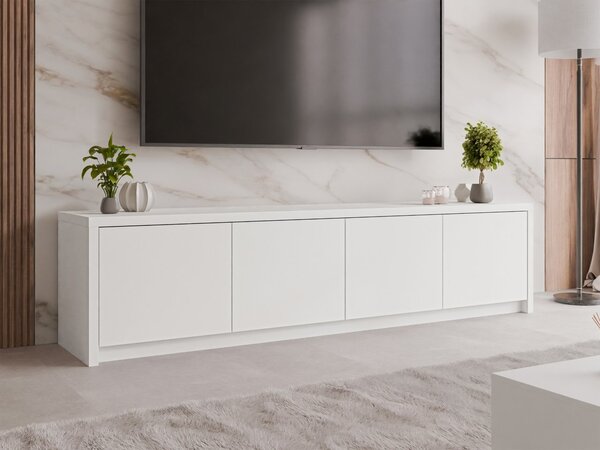 Mirjan24 TV stolík/skrinka Drofkit 4D, Farby: biela 5903211501630
