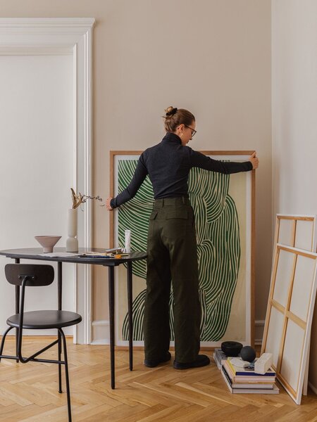 Autorský mini plagát Green Ocean by Rebecca Hein A5