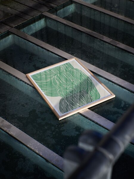 Autorský mini plagát Green Ocean by Rebecca Hein A5