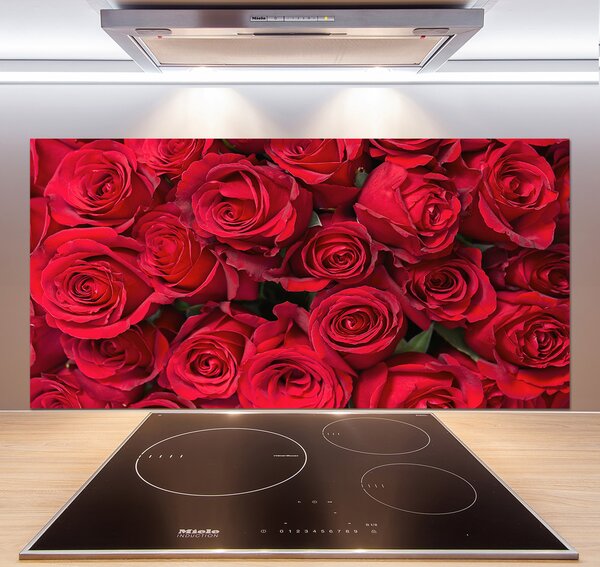 Panel do kuchyne Červené ruže pl-pksh-120x60-f-67561194