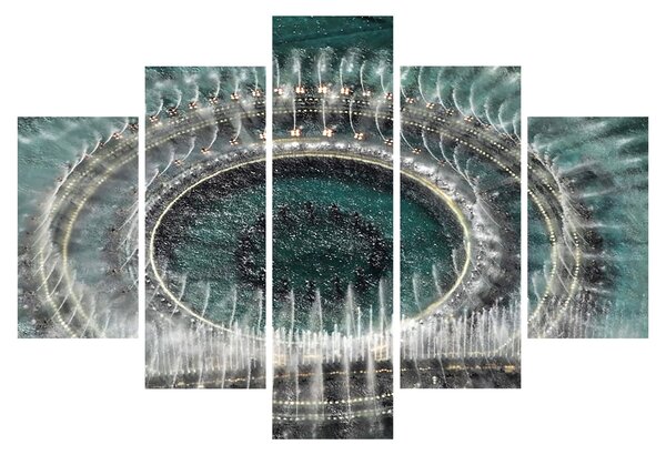 Obraz fontány (150x105 cm)