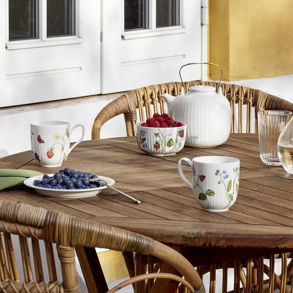 Porcelánová čajová kanvica Hammershøi White 1,2 l