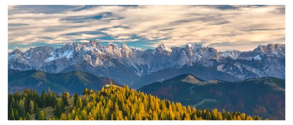 Obraz - horská panorama (120x50 cm)