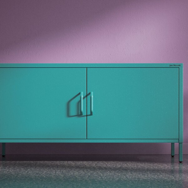 TV stolík na nožičkách ROSA, 1150 x 595 x 400 mm, Modern: morská farba