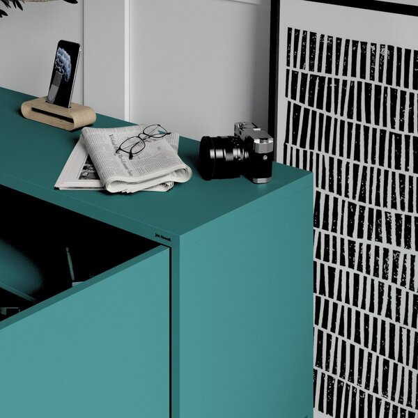 TV stolík na nožičkách ROSA, 1150 x 595 x 400 mm, Modern: morská farba