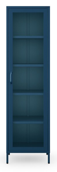 Vitrína LUIGI, 500 x 1800 x 350 mm, Modern: farba granátová