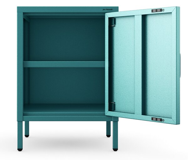 Nočný stolík MIA, 424 x 595 x 400 mm, Modern: morská farba