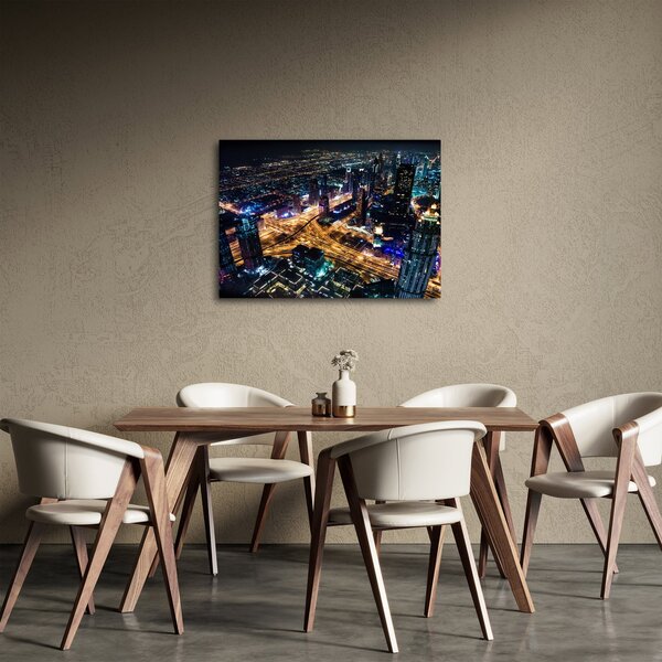 Obraz nočného mesta (70x50 cm)