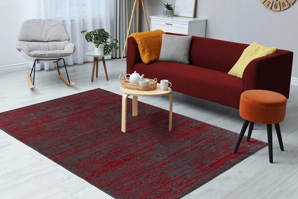 PLOCHO TKANÝ KOBEREC, 80/150 cm červená Kayoom - Online Only bytové doplnky, Online Only