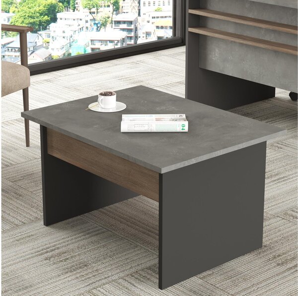 Konferenčný stolík Batasi 1 (hnedá + sivá + antracit) . Vlastná spoľahlivá doprava až k Vám domov. 1093275