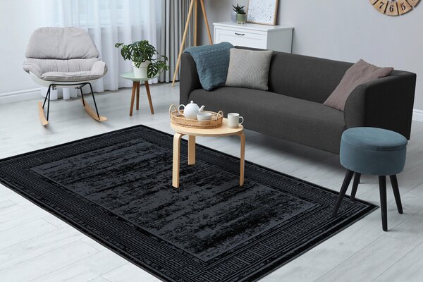 PLOCHO TKANÝ KOBEREC, 80/150 cm čierna Kayoom - Online Only bytové doplnky, Online Only