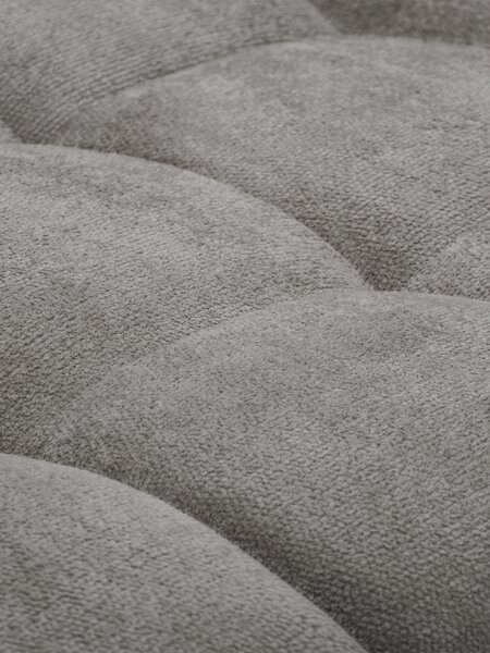 Šedá rozkladacia pohovka Tuko s úložným priestorom - hydrofóbna tkanina Murano 847