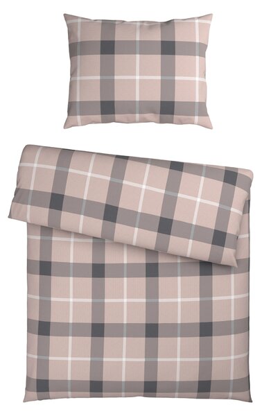 POSTEĽNÁ BIELIZEŇ, flanel, ružová, 140/200 cm Esposa - Obliečky & plachty