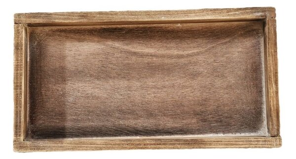 Hnedý drevený dekoračný podnos Tio - 25*13*2 cm - Posiwio