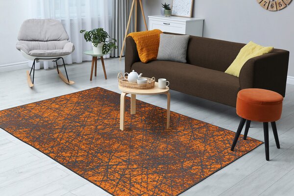 PLOCHO TKANÝ KOBEREC, 80/150 cm oranžová Kayoom - Online Only bytové doplnky, Online Only