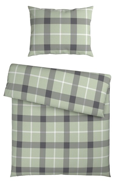 POSTEĽNÁ BIELIZEŇ, flanel, svetlosivá, 140/200 cm Esposa - Obliečky & plachty