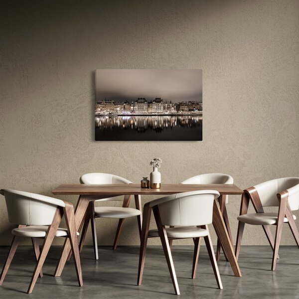 Obraz mesta v šere (90x60 cm)